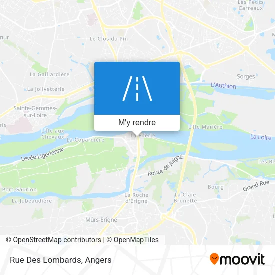 Rue Des Lombards plan
