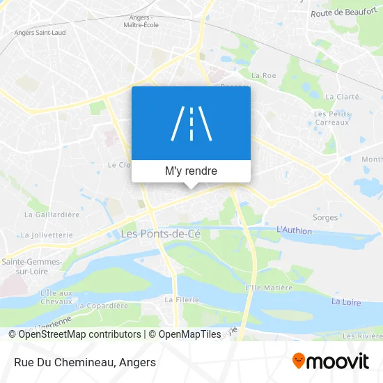 Rue Du Chemineau plan