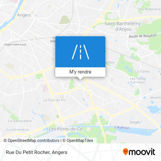 Rue Du Petit Rocher plan