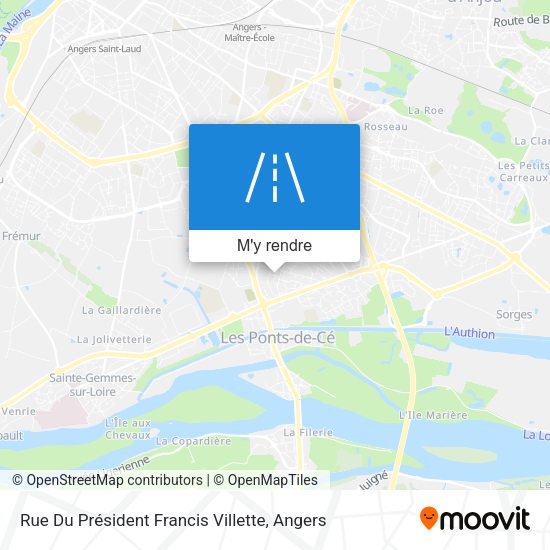 Rue Du Président Francis Villette plan