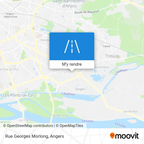 Rue Georges Morlong plan