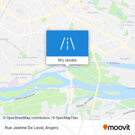 Rue Jeanne De Laval plan