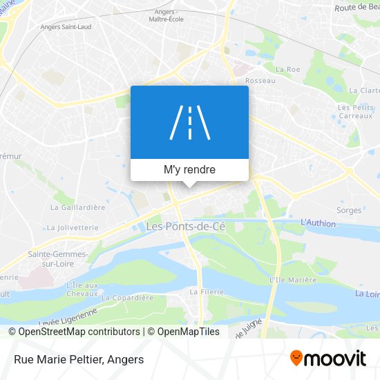 Rue Marie Peltier plan