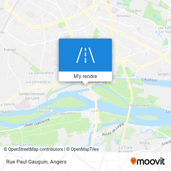 Rue Paul Gauguin plan