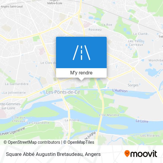 Square Abbé Augustin Bretaudeau plan