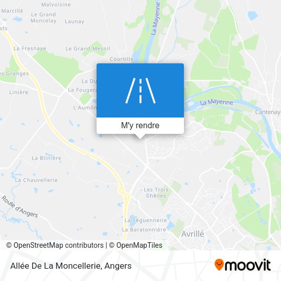 Allée De La Moncellerie plan