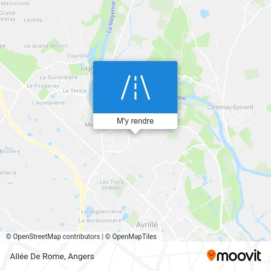 Allée De Rome plan