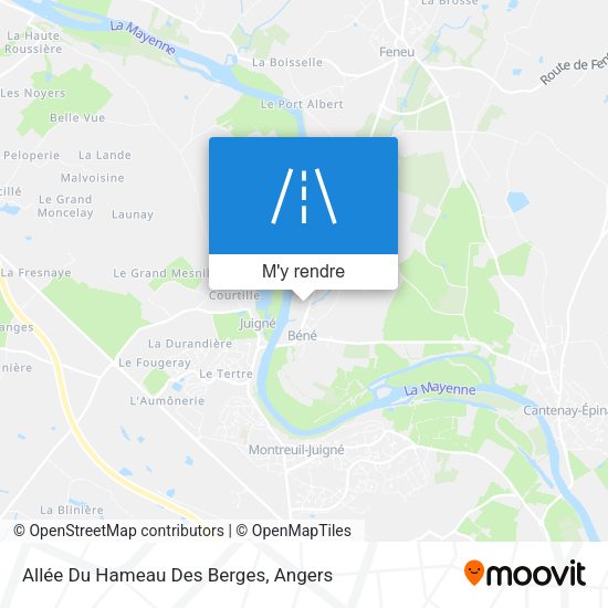 Allée Du Hameau Des Berges plan