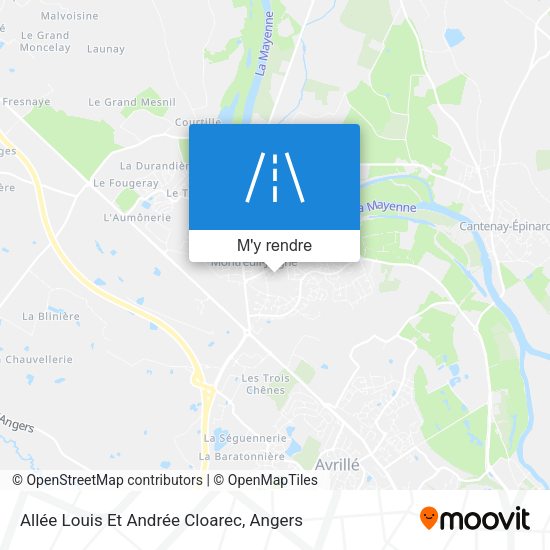 Allée Louis Et Andrée Cloarec plan