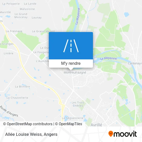 Allée Louise Weiss plan