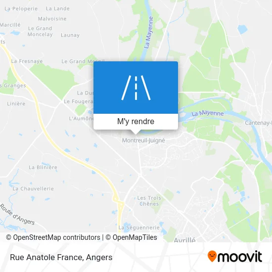 Rue Anatole France plan