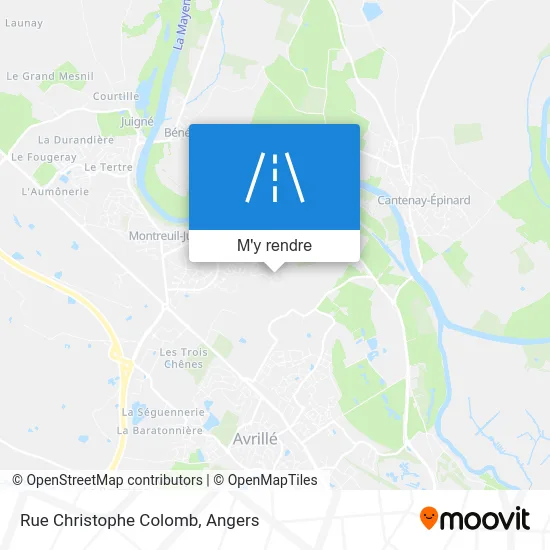 Rue Christophe Colomb plan