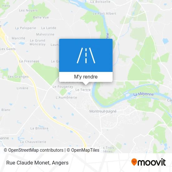 Rue Claude Monet plan