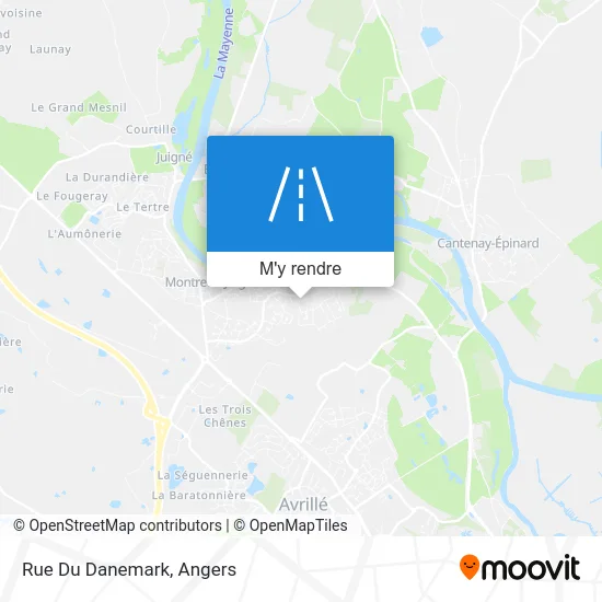 Rue Du Danemark plan