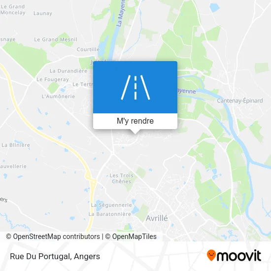 Rue Du Portugal plan