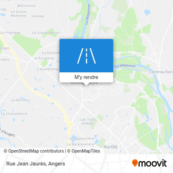 Rue Jean Jaurès plan