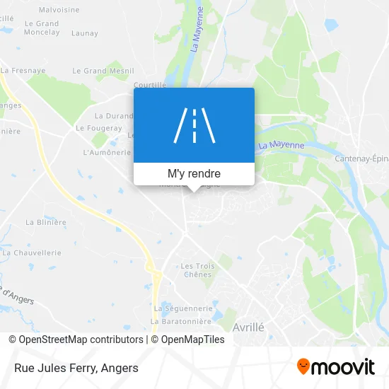 Rue Jules Ferry plan