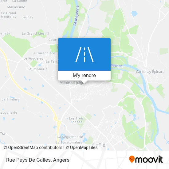 Rue Pays De Galles plan