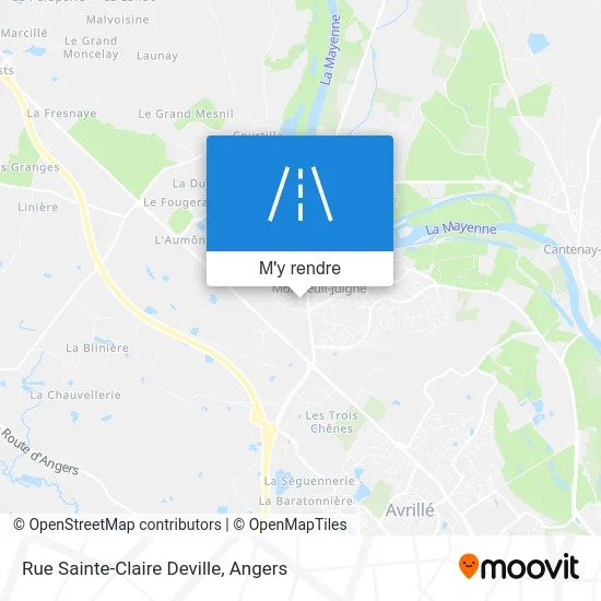 Rue Sainte-Claire Deville plan