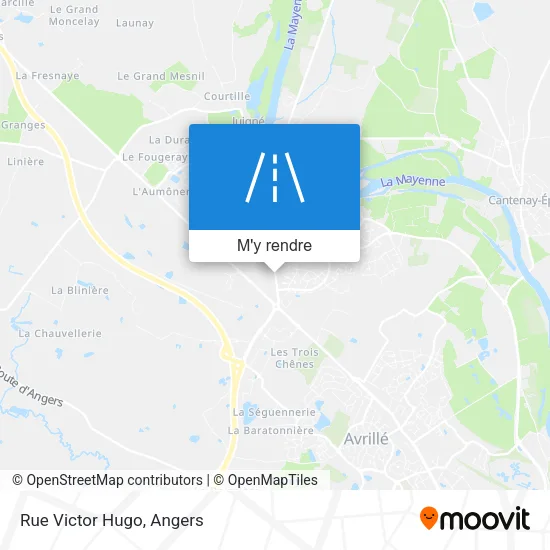 Rue Victor Hugo plan