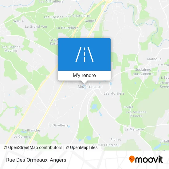 Rue Des Ormeaux plan