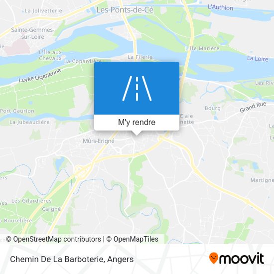 Chemin De La Barboterie plan