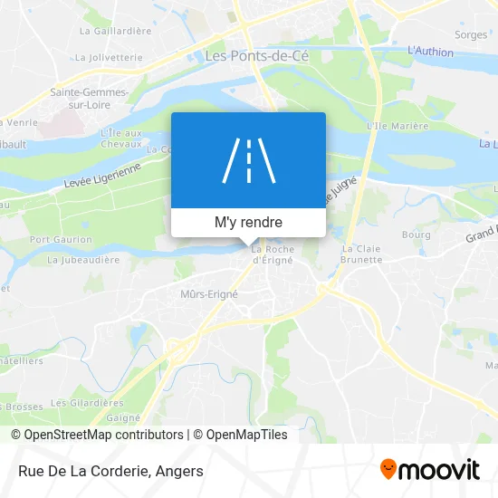 Rue De La Corderie plan