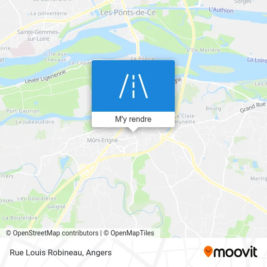 Rue Louis Robineau plan