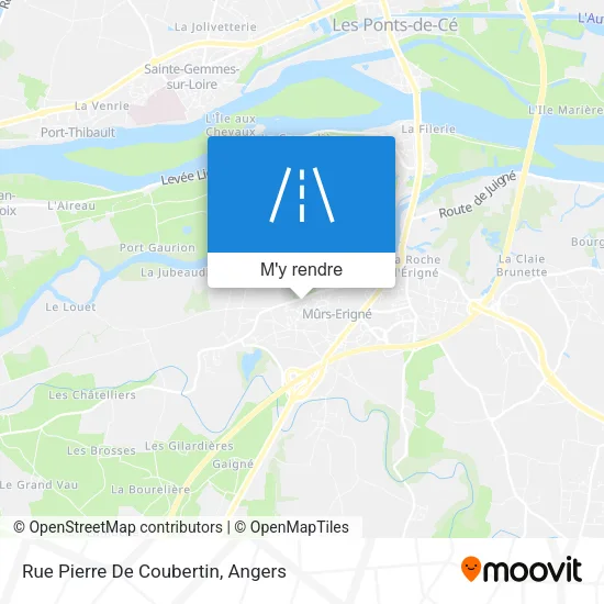 Rue Pierre De Coubertin plan