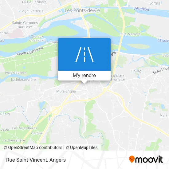 Rue Saint-Vincent plan