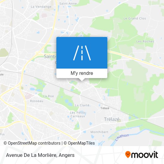 Avenue De La Morlière plan