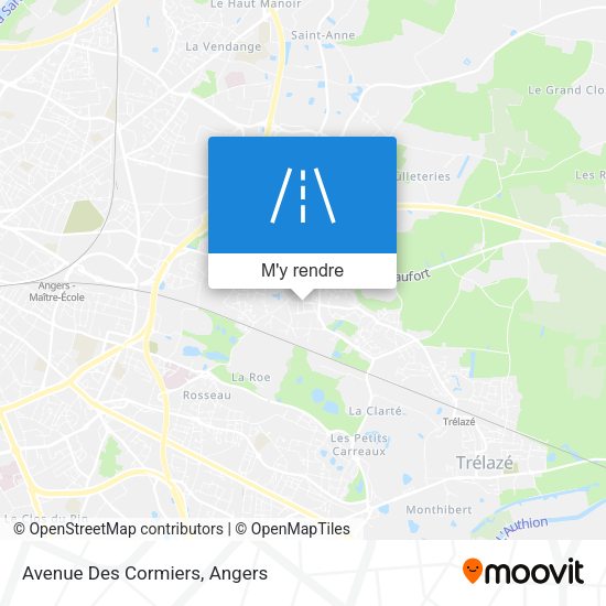 Avenue Des Cormiers plan