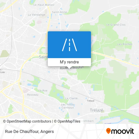 Rue De Chauffour plan