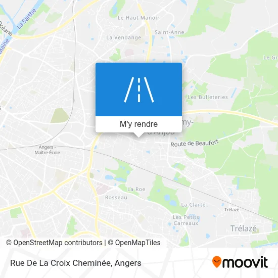 Rue De La Croix Cheminée plan