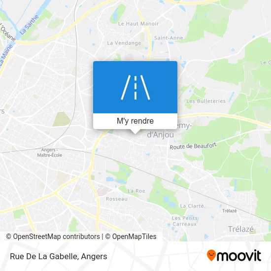 Rue De La Gabelle plan