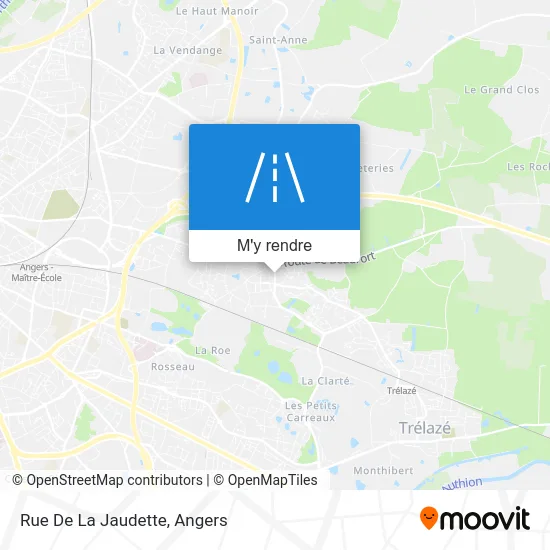 Rue De La Jaudette plan