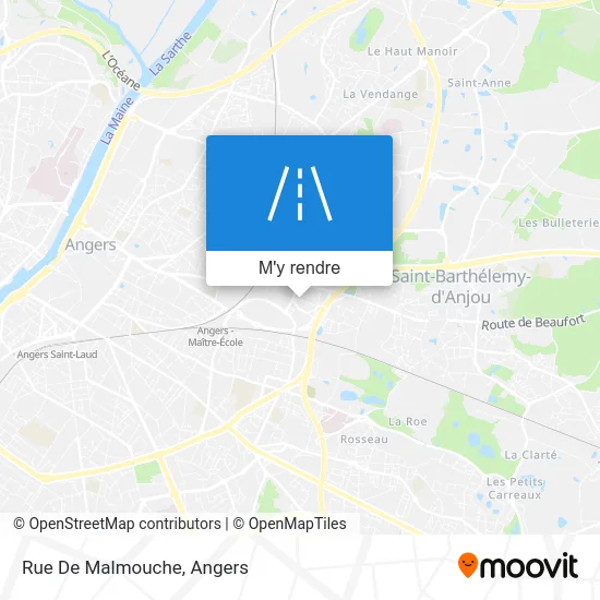 Rue De Malmouche plan