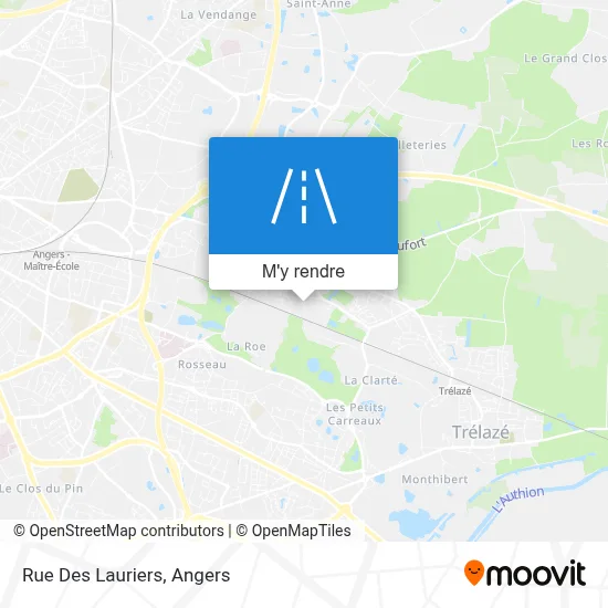 Rue Des Lauriers plan