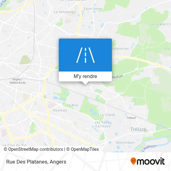 Rue Des Platanes plan