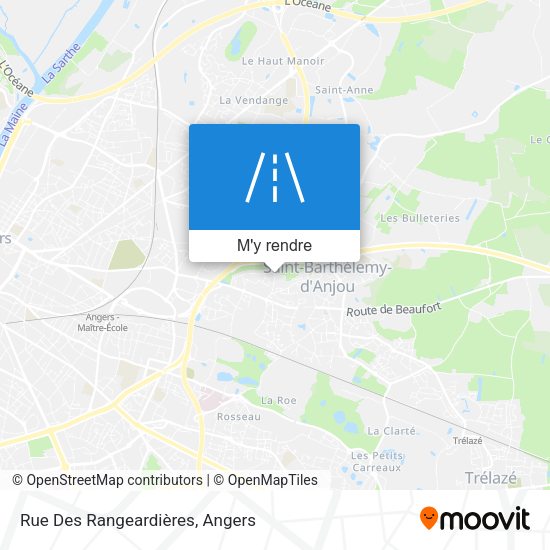 Rue Des Rangeardières plan