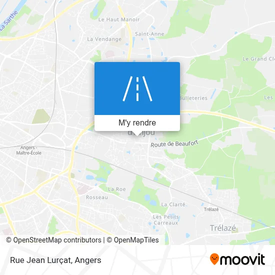 Rue Jean Lurçat plan