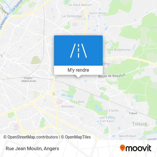 Rue Jean Moulin plan