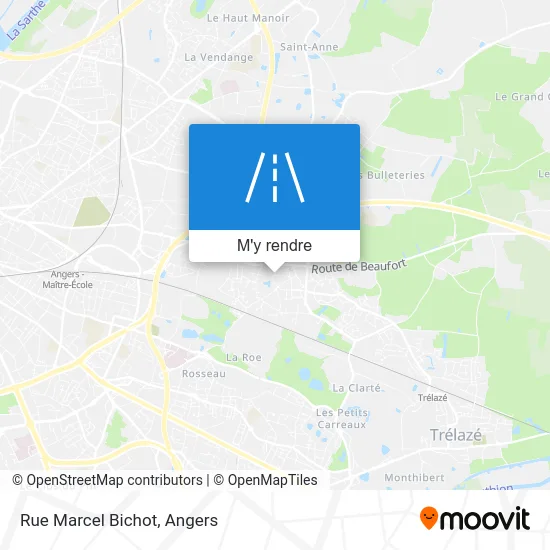 Rue Marcel Bichot plan