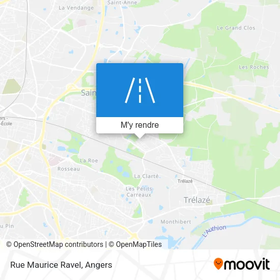 Rue Maurice Ravel plan