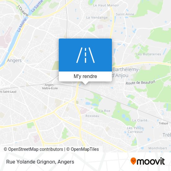 Rue Yolande Grignon plan