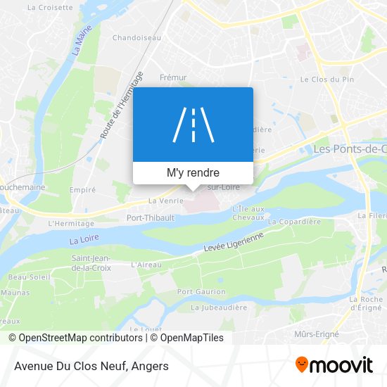 Avenue Du Clos Neuf plan