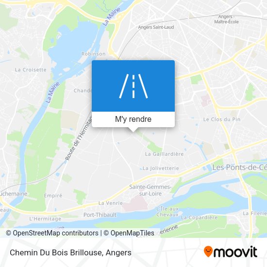 Chemin Du Bois Brillouse plan