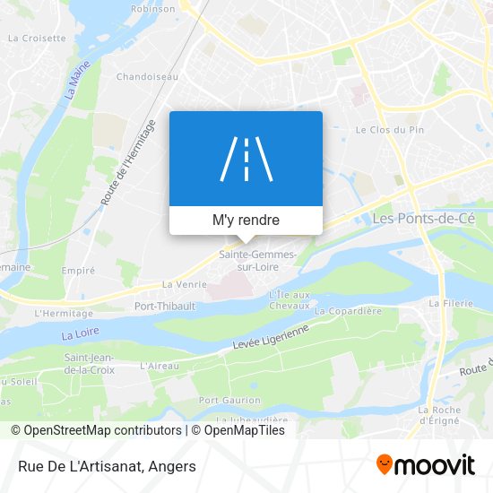 Rue De L'Artisanat plan