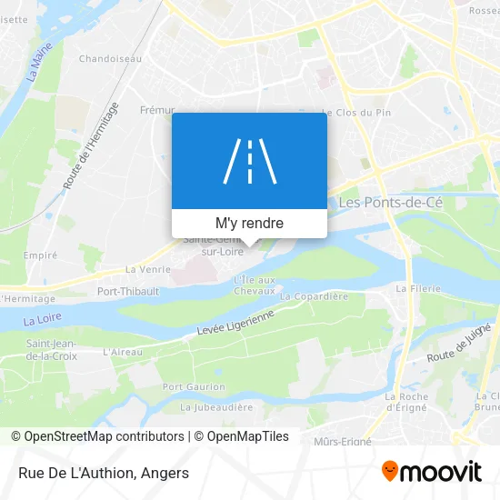 Rue De L'Authion plan