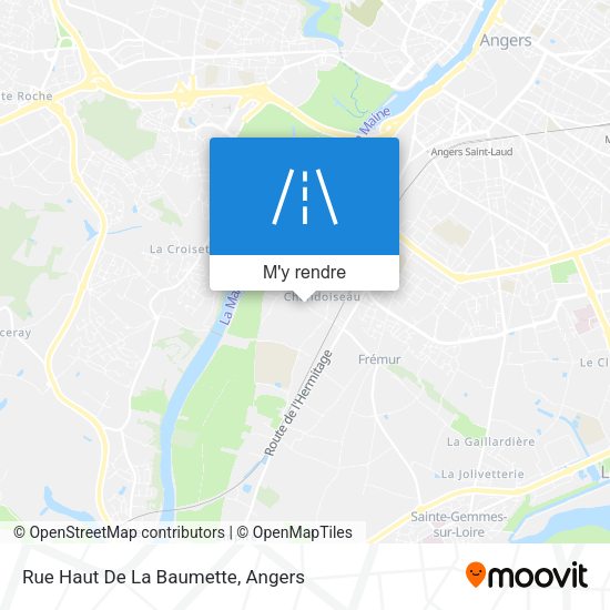 Rue Haut De La Baumette plan